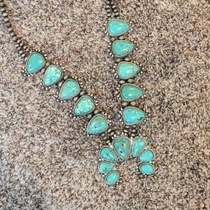 Turquoise Squash Blossom